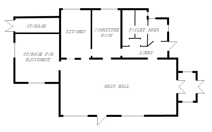 hall floor plan